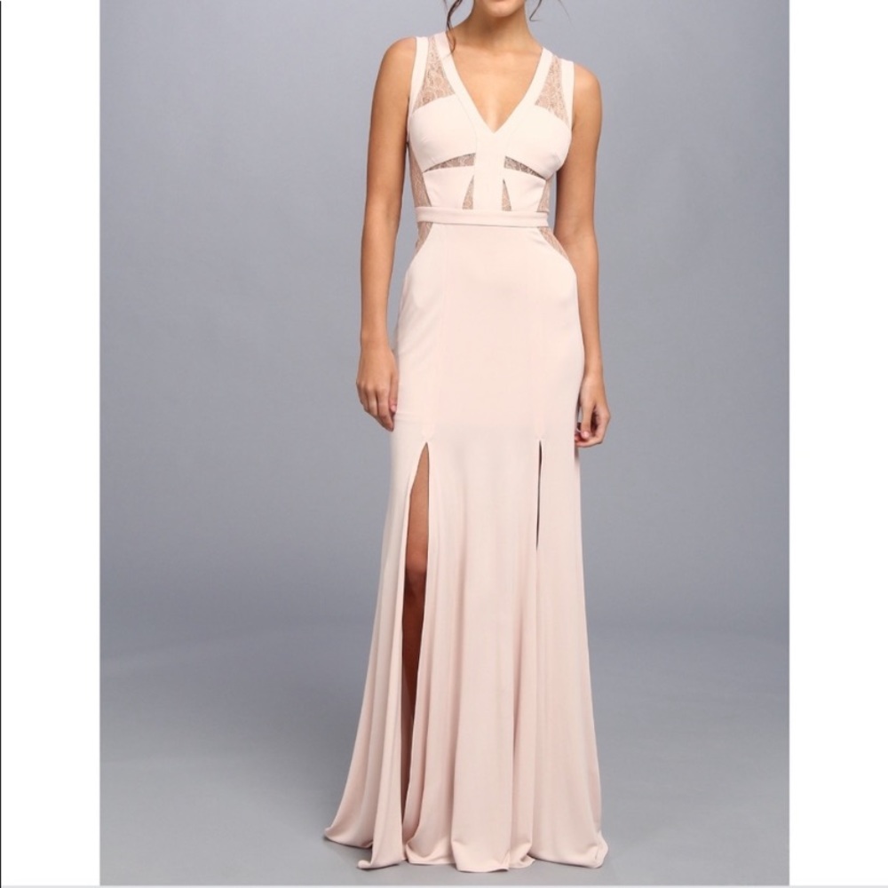 BCBG light pink gown